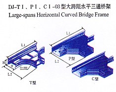 dj-tI、pI、cI-03型大跨距水平三通橋架